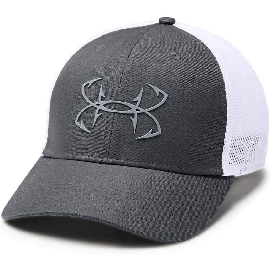 imageUnder Armour Mens Fish Hook 20 CapGray White