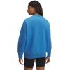 imageUnder Armour Womens Rival Fleece Oversized Crew403 Blue Atlantis Light Heather   Blue Atlantis