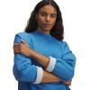imageUnder Armour Womens Rival Fleece Oversized Crew403 Blue Atlantis Light Heather   Blue Atlantis