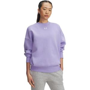 imageUnder Armour Womens Rival Fleece Oversized Crew538 Transparent   White