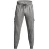 imageUnder Armour Mens Rival Fleece Cargo Jogger026 Castlerock Light Heather   White