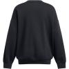 imageUnder Armour Women Rival Fleece Oversized Crew 001 Black   White Small