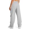 imageUnder Armour Womens Rival Fleece Straight Leg Pants011 Mod Gray Light Heather   White