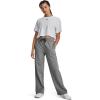 imageUnder Armour Womens Rival Fleece Straight Leg Pants025 Castlerock Light Heather   White