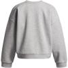 imageUnder Armour girls Rival Fleece Oversized Crew011 Mod Gray Light Heather   White