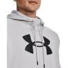 imageUnder Armour mens Armour Fleece Big Logo Hoodie014 Halo Gray   Black