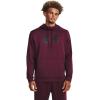 imageUnder Armour mens Armour Fleece Big Logo Hoodie600 Dark Maroon   Black