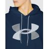 imageUnder Armour mens Armour Fleece Big Logo HoodieAcademy Blue 408Black