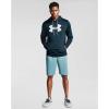 imageUnder Armour mens Armour Fleece Big Logo HoodieMechanic Blue 467Seaglass Blue