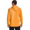 imageUnder Armour mens Armour Fleece Big Logo HoodieOmega Orange 857Black