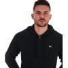 imageUnder Armour mens Rival Fleece Full Zip HoodieBlack 001Onyx White