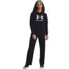 imageUnder Armour womens Rival Fleece Big Logo Hoodie001 Black   White