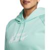 imageUnder Armour womens Rival Fleece Big Logo Hoodie361 Neo Turquoise   White