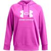 imageUnder Armour womens Rival Fleece Big Logo Hoodie572 Vivid Magenta   White