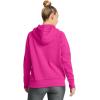 imageUnder Armour womens Rival Fleece Big Logo Hoodie652 Rebel Pink   White