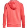 imageUnder Armour womens Rival Fleece Big Logo Hoodie690 Venom Red   White