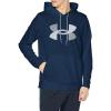 imageUnder Armour mens Armour Fleece Big Logo HoodieAcademy Blue 408Black