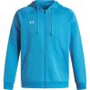 imageUnder Armour mens Rival Fleece Full Zip Hoodie452 Ether Blue   White