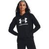 imageUnder Armour womens Rival Fleece Big Logo Hoodie001 Black   White