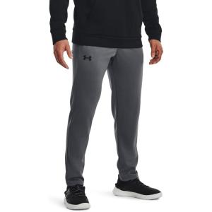 imageUnder Armour Mens Armourfleece Straight Leg Pant012 Pitch Gray   Black