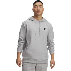 imageUnder Armour Mens Project Rock Rival Fleece Hoodie011 Mod Gray Medium Heather   Black Medium Heather