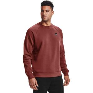 imageUnder Armour Mens Rival Fleece CrewCinna Red 688Onyx White