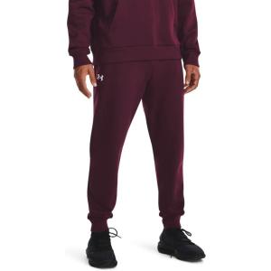 imageUnder Armour Mens Rival Fleece Joggers600 Dark Maroon   White