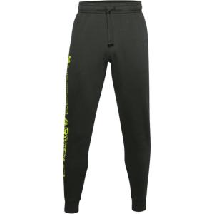 imageUnder Armour Mens Rival Fleece JoggersBaroque Green 310Green Citrine