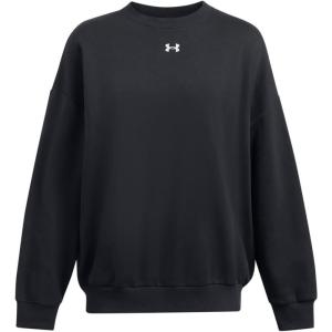 imageUnder Armour Women Rival Fleece Oversized Crew 001 Black   White XLarge