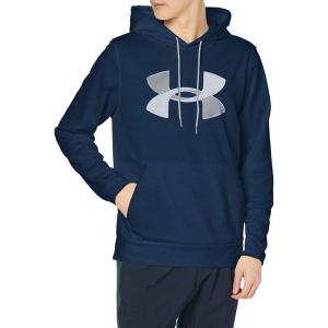 imageUnder Armour mens Armour Fleece Big Logo HoodieAcademy Blue 408Black