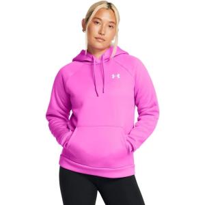 imageUnder Armour womens Armour Fleece Hoodie572 Vivid Magenta   White