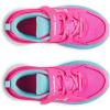 imageUnder Armour Girls Pre School Charged Assert 11 Alternate Closure Sneaker694 Pink RaveFresco BlueIridescent