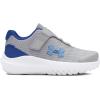 imageUnder Armour Baby Girls Surge 4 Alternate Closure Sneakers101 Mod GrayTech BlueHorizon Blue