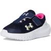 imageUnder Armour Baby Girls Surge 4 Alternate Closure Sneakers410 Midnight NavyRebel PinkWhite