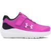 imageUnder Armour Baby Girls Surge 4 Alternate Closure Sneakers500 Vivid MagentaBlackStellar Pink