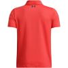 imageUnder Armour Boys Matchplay Golf Polo847 Fire   Midnight Navy