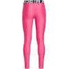 imageUnder Armour Girls HeatGear Leggings672 Super Pink   White