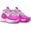 imageUnder Armour UnisexAdult Lockdown 7 Basketball Shoe102 WhiteStellar PinkVivid Magenta