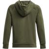 imageUnder Armour boys Rival Fleece Hoodie390 Marine Od Green   White