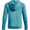 imageUnder Armour boys Rival Fleece Hoodie433 Glacier Blue   Onyx White