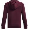 imageUnder Armour boys Rival Fleece Hoodie601 Dark Maroon   White