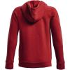 imageUnder Armour boys Rival Fleece Hoodie610 Stadium Red   Onyx White