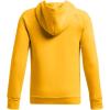 imageUnder Armour boys Rival Fleece Hoodie750 Steeltown Gold   White