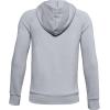 imageUnder Armour boys Rival Fleece HoodieMod Gray Light Heather 011Onyx White