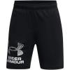 imageUnder Armour Boys Tech Logo ShortsShorts001 Black   Mod Gray