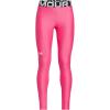 imageUnder Armour Girls HeatGear Leggings672 Super Pink   White