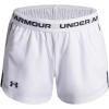 imageUnder Armour Girls Tech Play Up Shorts100 White  White  Black