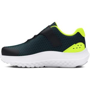 imageUnder Armour Baby Girls Surge 4 Alternate Closure Sneakers003 BlackHigh Vis YellowCircuit Teal