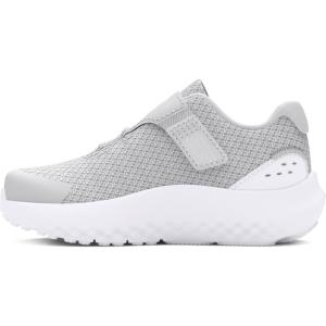 imageUnder Armour Baby Girls Surge 4 Alternate Closure Sneakers100 Halo GrayWhiteIridescent