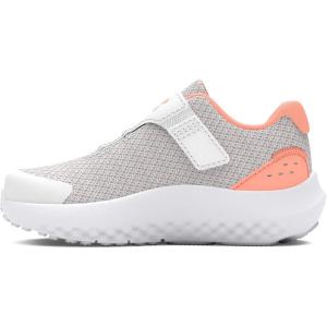 imageUnder Armour Baby Girls Surge 4 Alternate Closure Sneakers102 Distant GrayFlare OrangeMetallic Silver